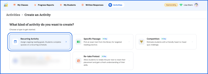 Select Recurring Activity - 1 - Edited
