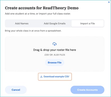 download example csv