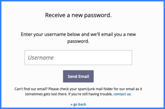 enter username