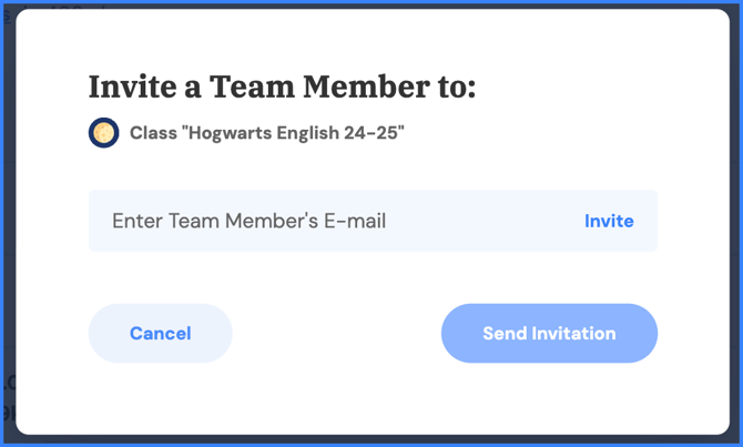 invite team member