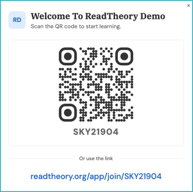 link or qr code
