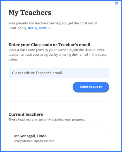 my teachers page