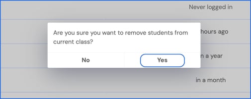 select yes