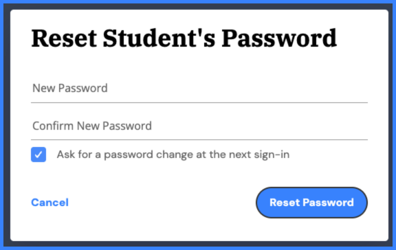 set and apply password